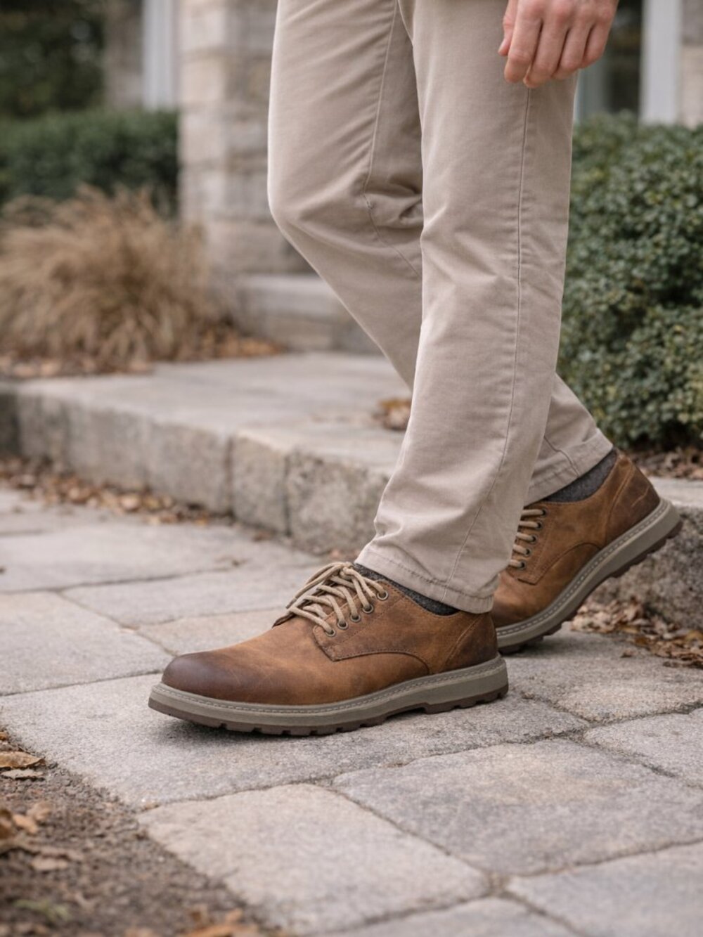 Sorel Madson Leather Shoes Mens 8 Brown Waterproof Casual Work‎ Oxford